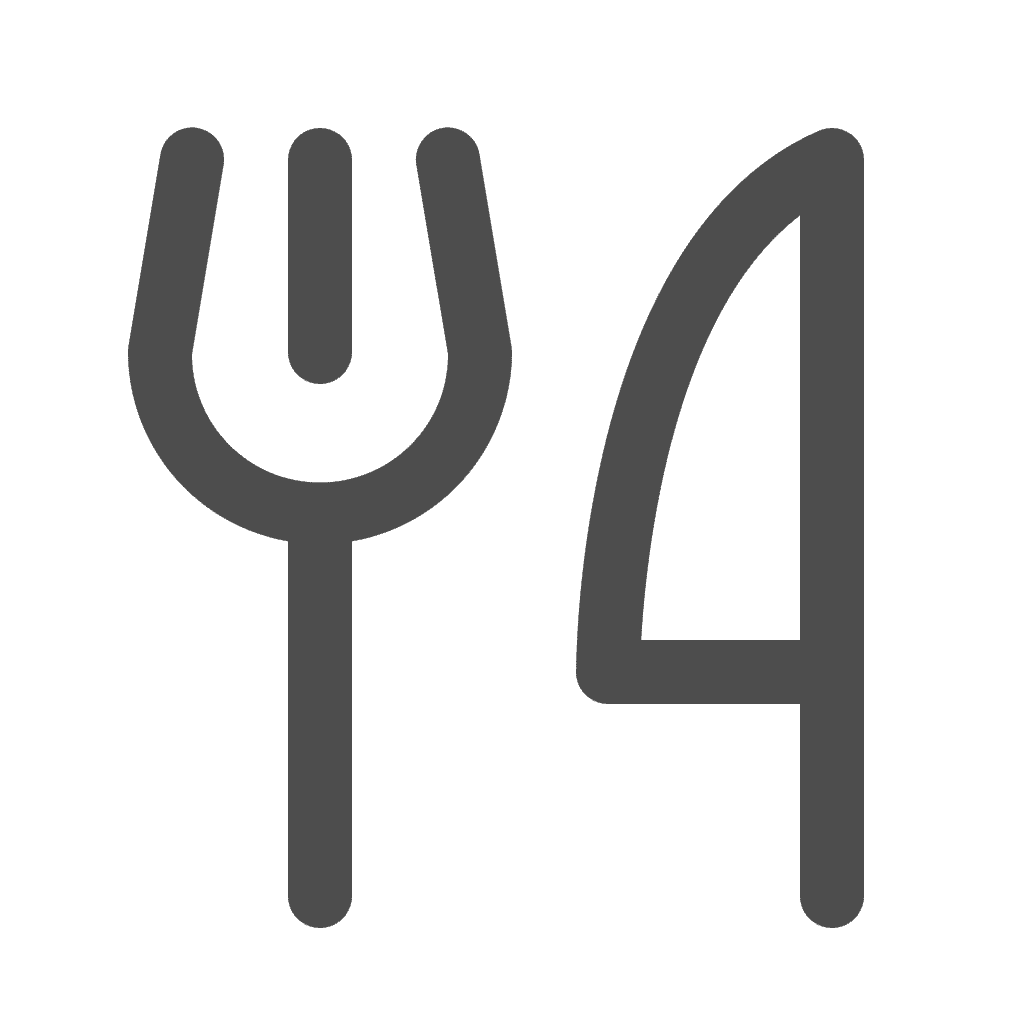 Fork and knife icon