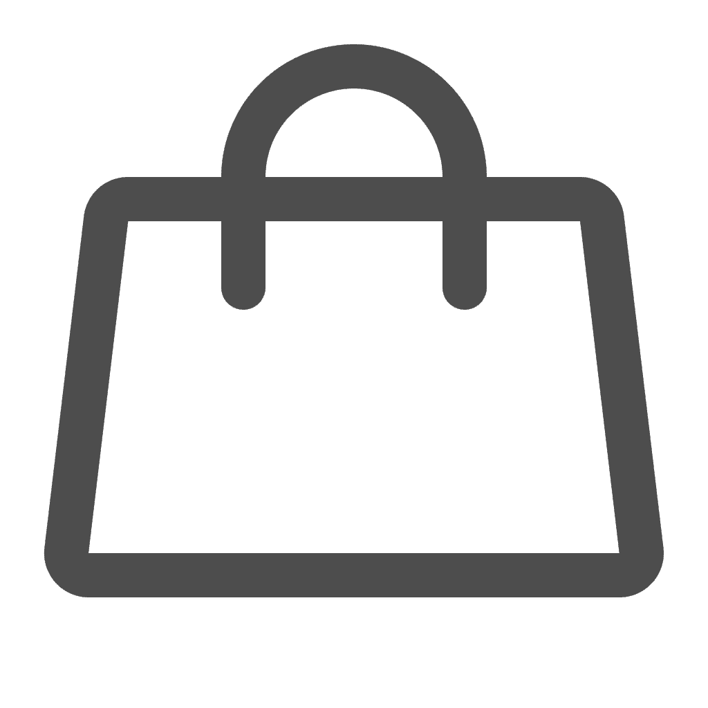 Minimalist shopping bag illustration